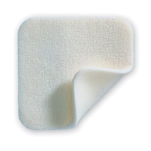 Silicone Foam Dressing Mepilex® 4 X 4 Inch Square Silicone Adhesive without Border Sterile