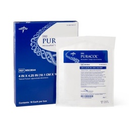 [MDL-MSC8544] Collagen Dressing Puracol™ Collagen 4 X 4-1/2 Inch 10 per Pack