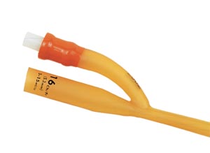Foley Catheter AMSure® 2-Way Standard Tip 5 cc Balloon 16 Fr. Silicone Coated Latex
