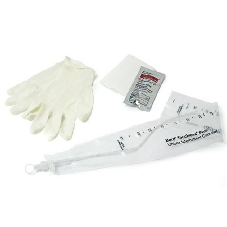 Intermittent Catheter Kit Touchless® Plus Closed System / Straight Tip 14 Fr. Without Balloon Vinyl