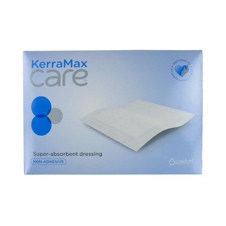 Super Absorbent Dressing KerraMax Care® Nonwoven 8 X 9 Inch Sterile