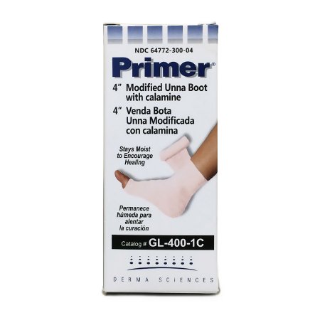 Unna Boot Primer® 4 Inch X 10 Yard Gauze Calamine / Zinc Oxide NonSterile