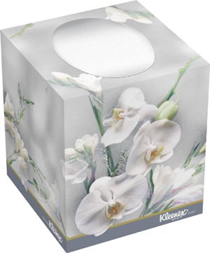 Kleenex® Boutique Facial Tissue White 8-2/5 X 8-2/5 Inch 95 Count