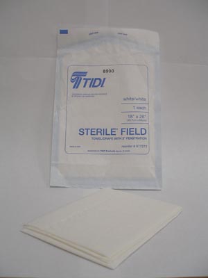 Surgical Drape Tidi® Towel Drape 18W X 26 L Inch Sterile