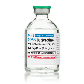 Bupivacaine HCl 0.25%, 2.5 mg / mL Injection Multiple Dose Vial 50 mL
