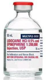 Lidocaine HCl / Epinephrine 0.5% - 1:200,000 Injection Multiple Dose Vial 50 mL
