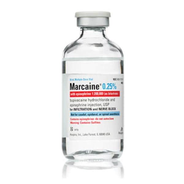 Bupivacaine HCl / Epinephrine 0.25% - 1:200,000 Injection Multiple Dose Vial 50 mL