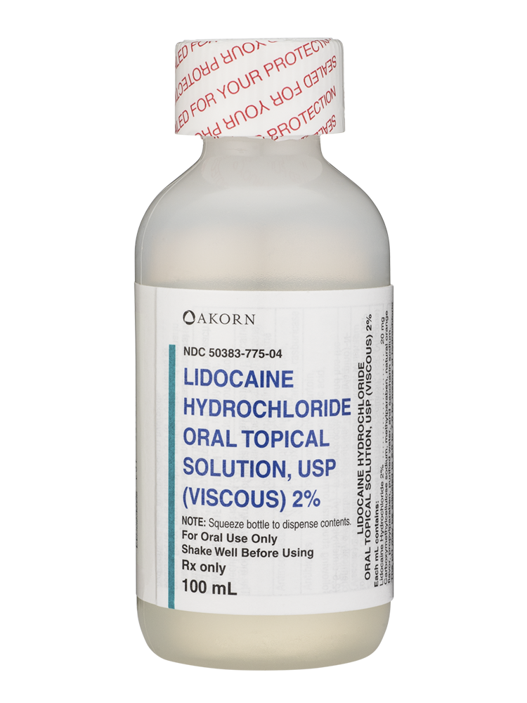 Lidocaine HCl 2% Solution Bottle 100 mL