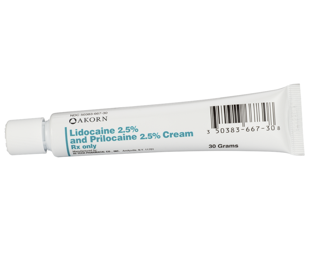 Lidocaine / Prilocaine 2.5% - 2.5% Cream Tube 30 Gram