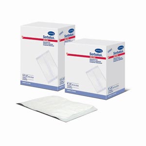 Abdominal Pad Sorbalux® ABD Nonwoven Cellulose 1-Ply 8 X 10 Inch Rectangle Sterile