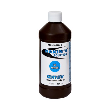 Wound Antimicrobial Cleanser Dakin's® Full Strength 16 oz. Bottle Sodium Hypochlorite