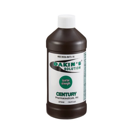 Wound Antimicrobial Cleanser Dakin's® Quarter Strength 16 oz. Bottle Sodium Hypochlorite