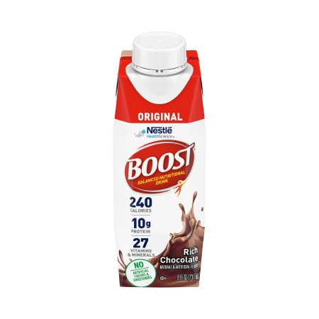 Oral Supplement Boost® Original Chocolate Flavor Ready to Use 8 oz. Carton