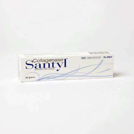 SANTYL® Collagenase Clostridium Hystoliticum / White Petrolatum 250 Units / Gram Ointment Tube 30 Gram