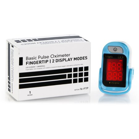 Fingertip Pulse Oximeter McKesson Battery Operated Without Alarm