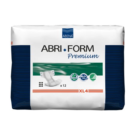 Unisex Adult Incontinence Brief Abri-Form™ Premium XL4 X-Large Disposable Heavy Absorbency