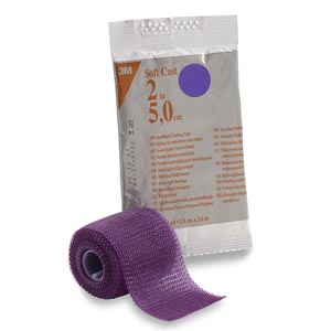 Cast Tape 3M™ Scotchcast™ Soft Cast 2 Inch X 12 Foot Fiberglass Purple