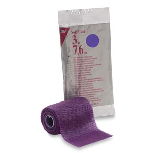 Cast Tape 3M™ Scotchcast™ Soft Cast 3 Inch X 12 Foot Fiberglass Purple