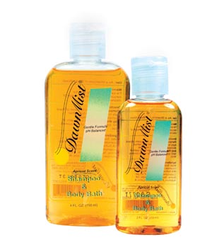 Shampoo and Body Wash DawnMist® 8 oz. Flip Top Bottle Apricot Scent