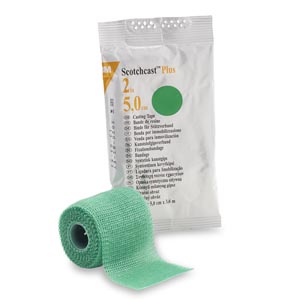 Cast Tape 3M™ Scotchcast™ Plus 2 Inch X 12 Foot Fiberglass / Resin Green