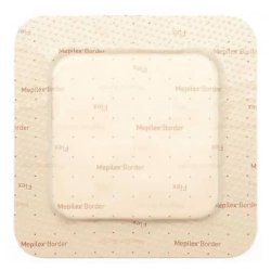 Silicone Foam Dressing Mepilex® Border Flex 3 X 3 Inch Square Adhesive with Border Sterile