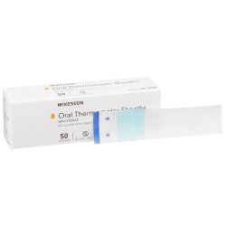 Oral Thermometer Probe Cover McKesson For use with Digital Thermometer 50 per Box