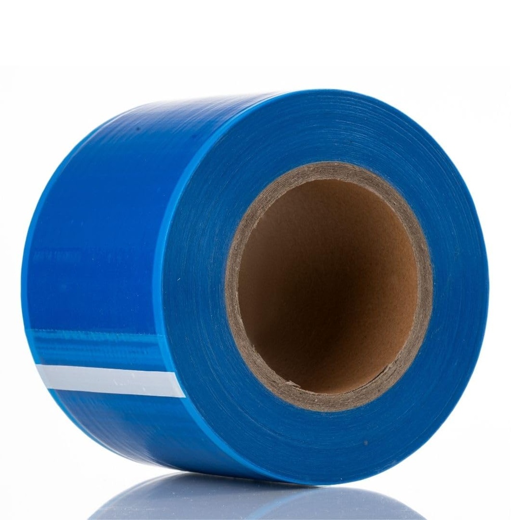 Barrier Film, 4&quot; x 6&quot;, Blue, 1200 sheets/roll, 1 rl/bx, 8 bx/cs