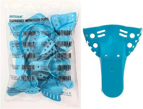 Impression Trays, Perforated, #9  Anterior Upper, 12/bg , 10bg/cs