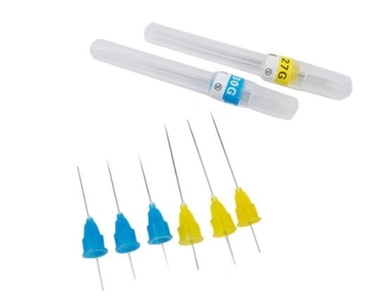 Dental Needle, 27G Short (21mm), Yellow, 100/bx, 10 bx/cs