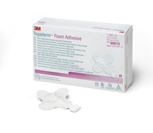 Foam Dressing 3M™ Tegaderm™ High Performance 2-3/4 X 2-3/4 Inch Finger / Toe Adhesive with Border Sterile