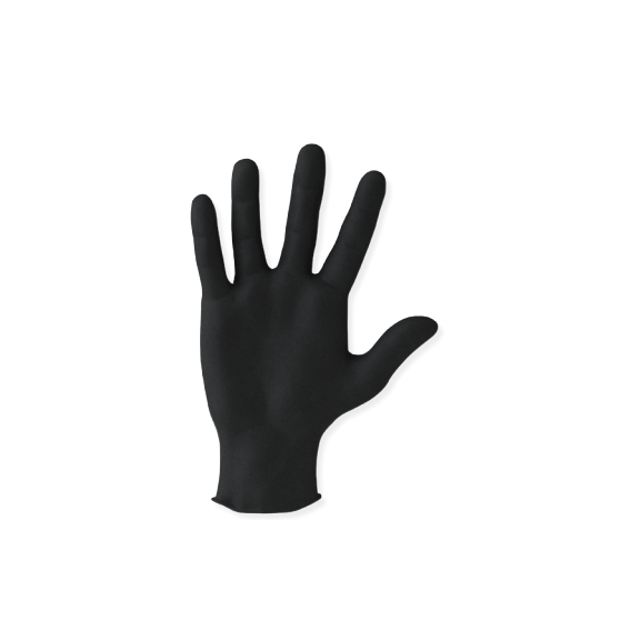 Nitrile Glove, Medium, Black, 200/bx, 10 bx/cs