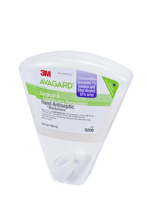 Waterless Surgical Scrub 3M™ Avagard™ 16 oz. Dispenser Refill Bottle 1% / 61% Strength CHG (Chlorhexidine Gluconate) / Ethyl Alcohol NonSterile