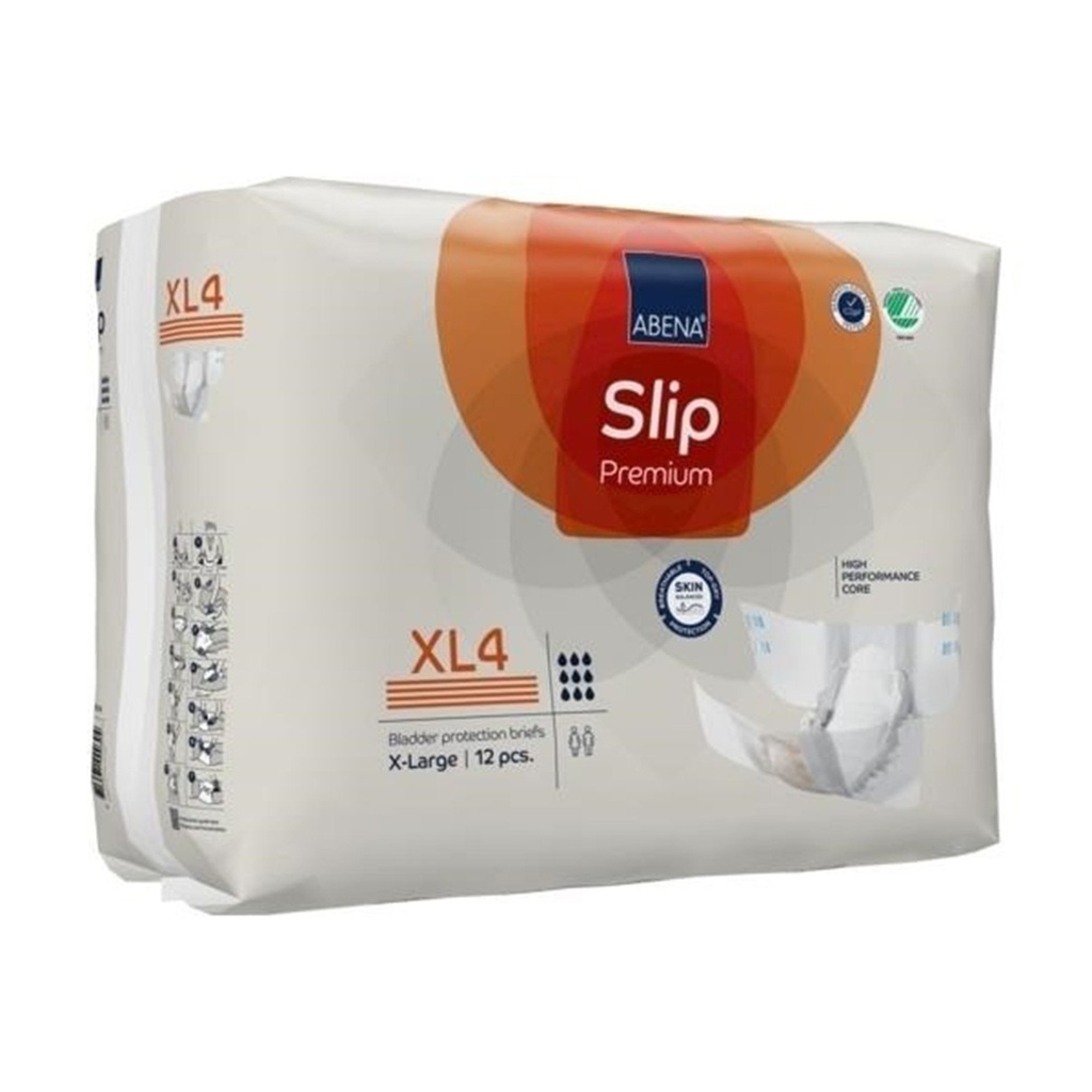 Unisex Adult Incontinence Brief Abena® Slip Premium XL4 X-Large Disposable Heavy Absorbency