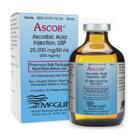 ASCOR® Ascorbic Acid 500 mg / mL Injection 50 mL