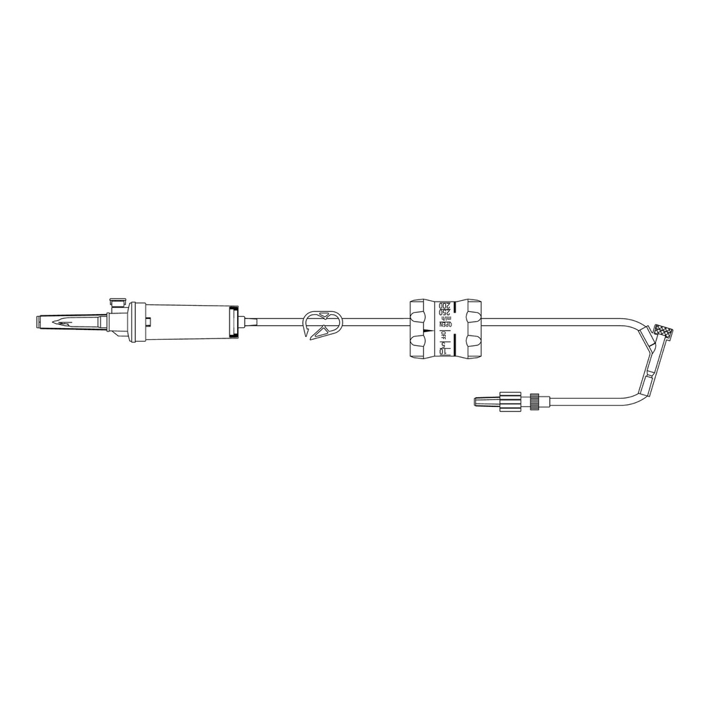 Primary Administration Set MedStream 20 Drops / mL Drip Rate 92 Inch Tubing 1 Port