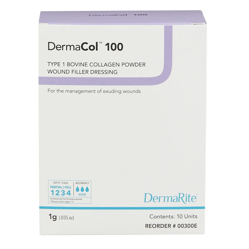 Collagen Powder DermaCol™ 100 Sterile 1 Gram