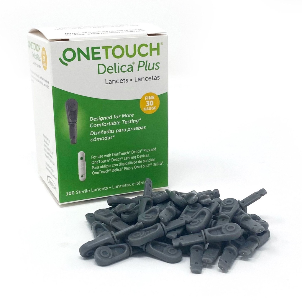 Lancet for Lancing Device OneTouch® 30 Gauge Non-Safety Twist Off Cap Finger