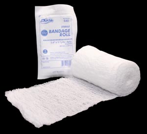 Bandage Roll, 4½&quot; x 147&quot;, 6-Ply, Fluff Non-Sterile, 100 rl/cs