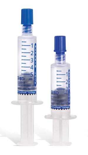 Heparin Sodium, Porcine, Preservative Free 10 U / mL Solution Prefilled Syringe 5 mL