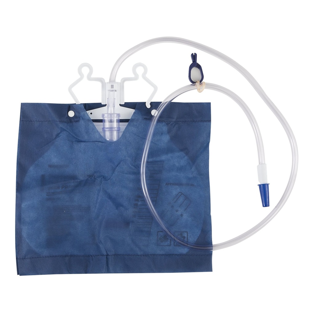 Urinary Drain Bag McKesson Anti-Reflux Valve Sterile 2000 mL Vinyl