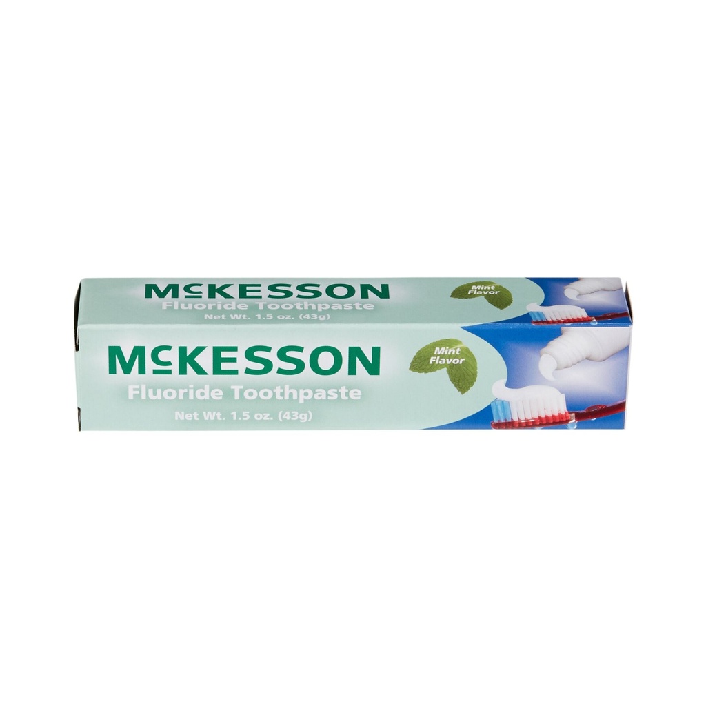 Toothpaste McKesson Mint Flavor 1.5 oz. Tube