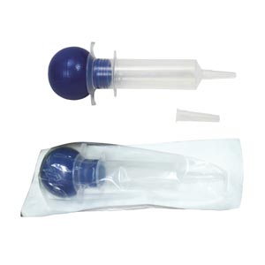 Irrigation Bulb Syringe AMSure® 60 mL Disposable Sterile Poly Pouch Plastic