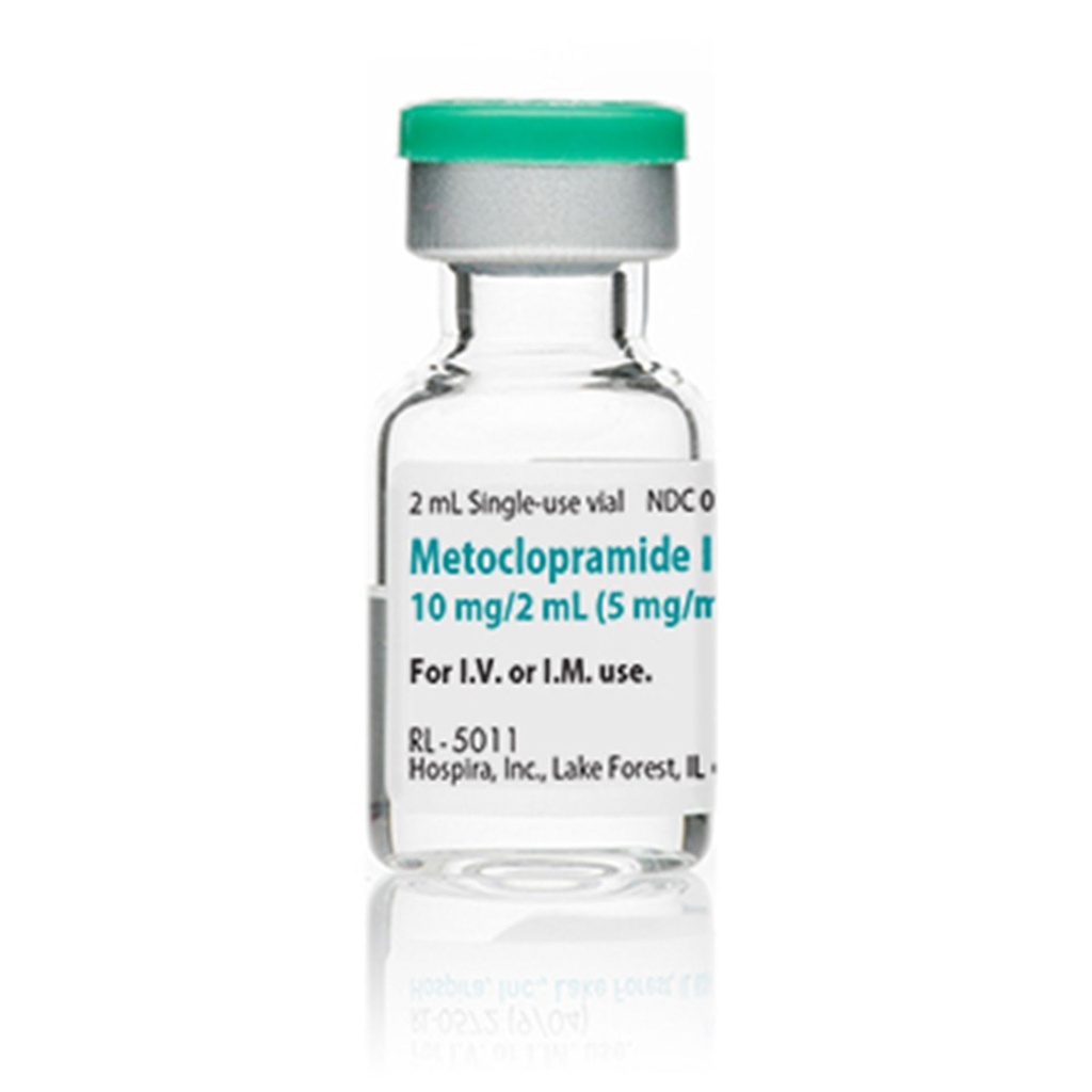 Metoclopramide HCl, Preservative Free 5 mg / mL Injection 2 mL