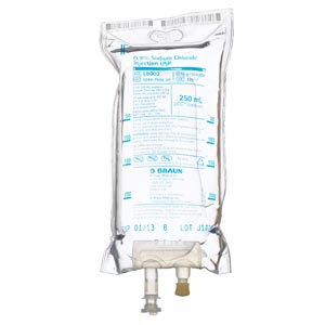 Replacement Preparation Sodium Chloride, Preservative Free 0.9% IV Solution Flexible Bag 250 mL