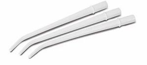 Surgical Aspirator Tips, White, Standard Tip, 25/bg, 100 bg/cs