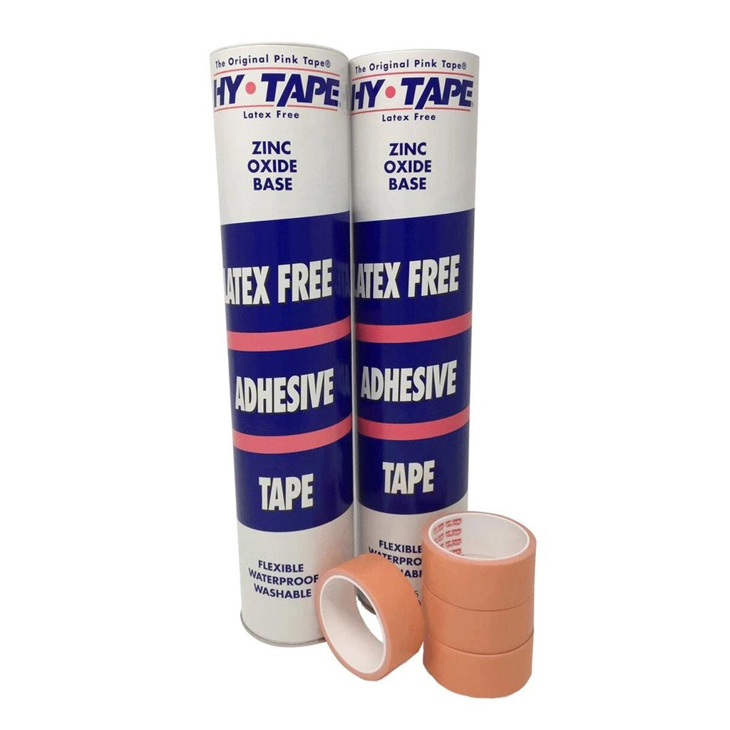 Waterproof Medical Tape Hy-Tape® Pink 1/2 Inch X 5 Yard Zinc Oxide Adhesive Zinc Oxide NonSterile