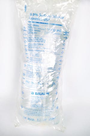 Replacement Preparation Sodium Chloride, Preservative Free 0.9% IV Solution Flexible Bag 1,000 mL