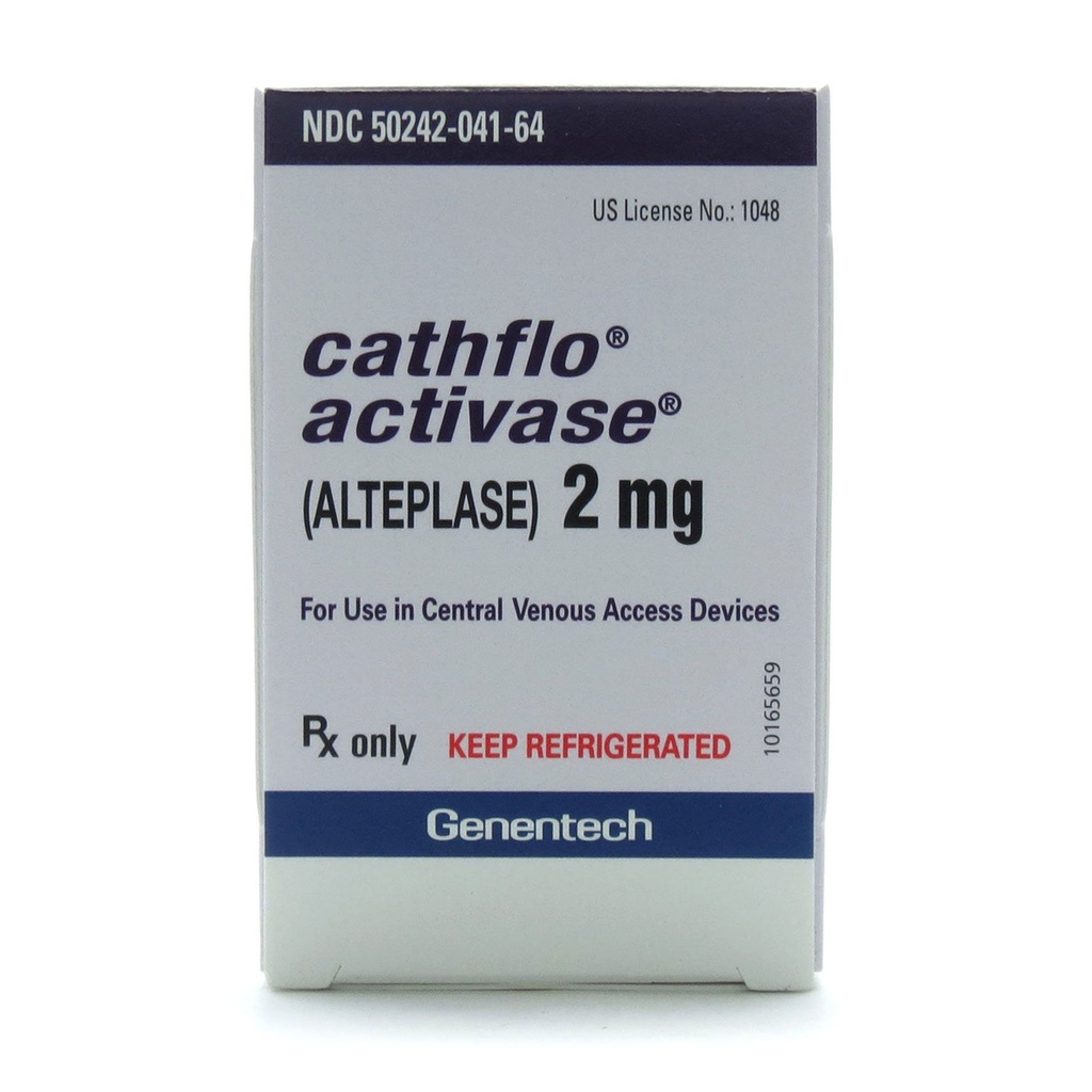 Cathflo® Activase® Alteplase 2 mg Injection 2 mL