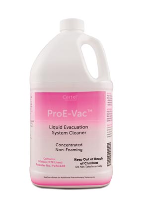 Liquid Evacuation System Cleaner, 1 Gallon Bottle, Pump, 4/cs (Item is considered HAZMAT and cannot ship via Air or to AK, GU, HI, PR, VI)