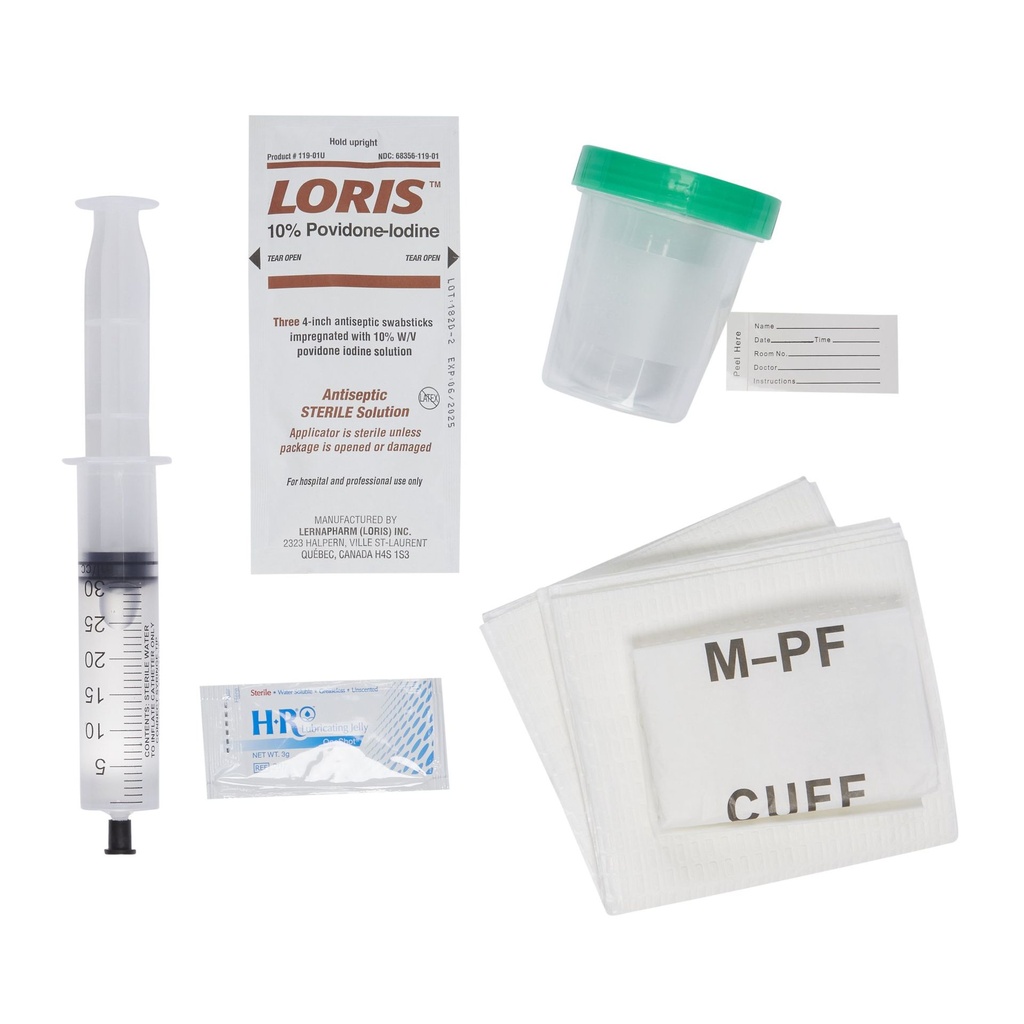 Indwelling Catheter Tray McKesson Foley Without Catheter Without Balloon